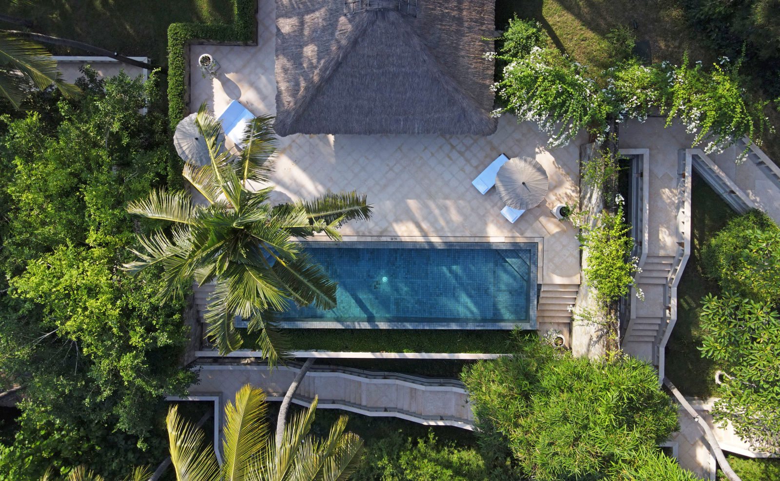 Amankila, Indonesia – Property, Suite Drone Shot