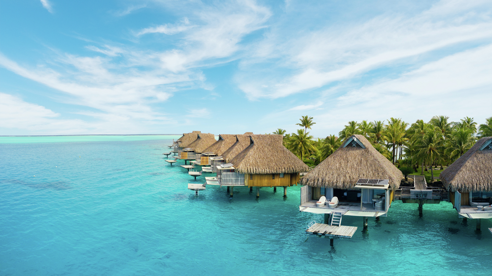 Conrad Bora Bora Nui – Villa – SUNSET POOL WATER VILLA 310 Exterior