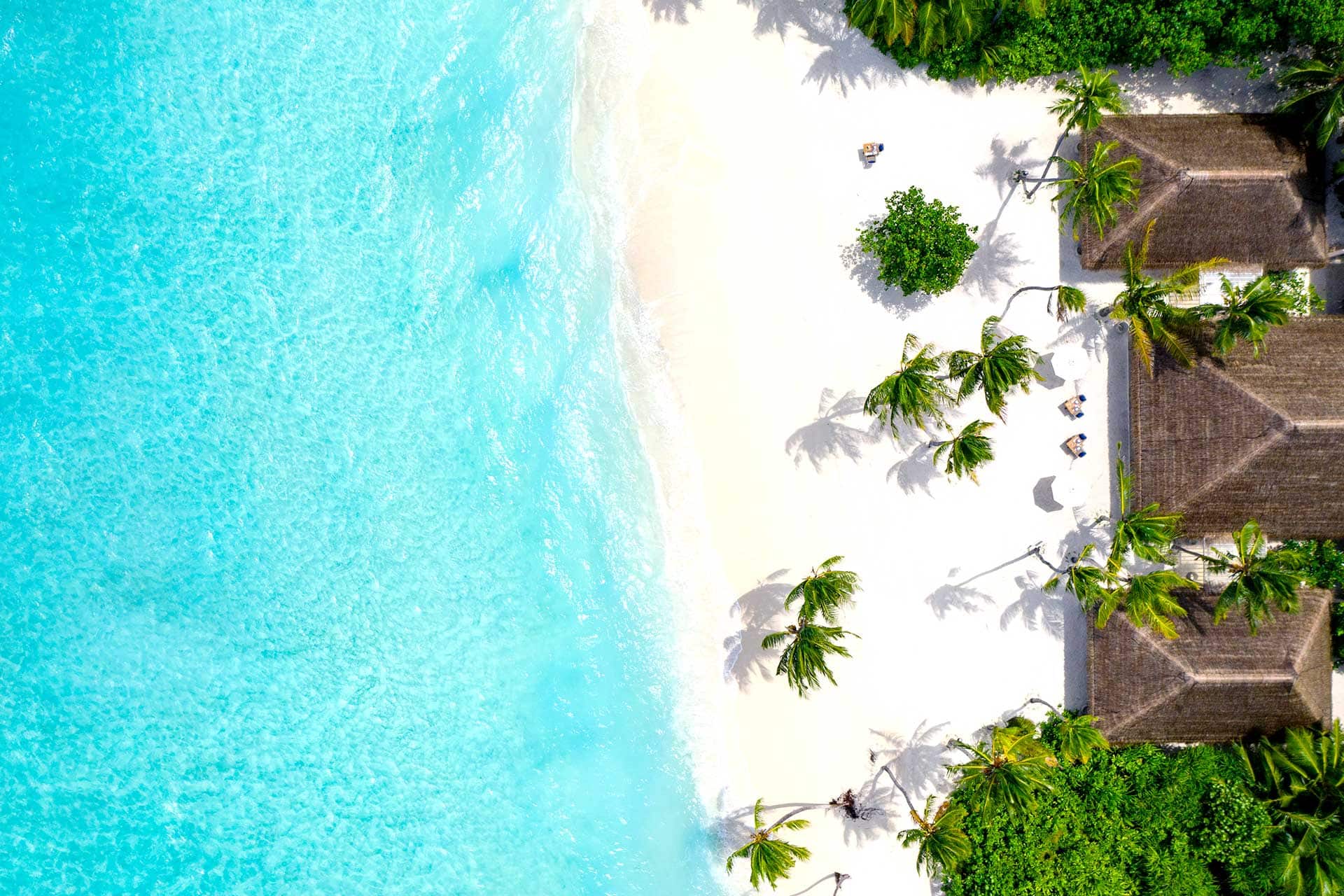 Aerial View Baglioni Resort Maldives