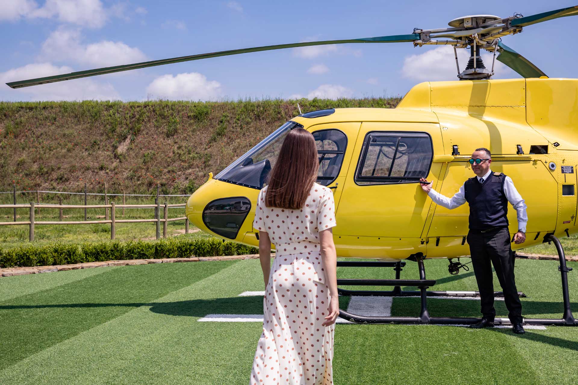 Helicopter Tour Relais Santa Croce