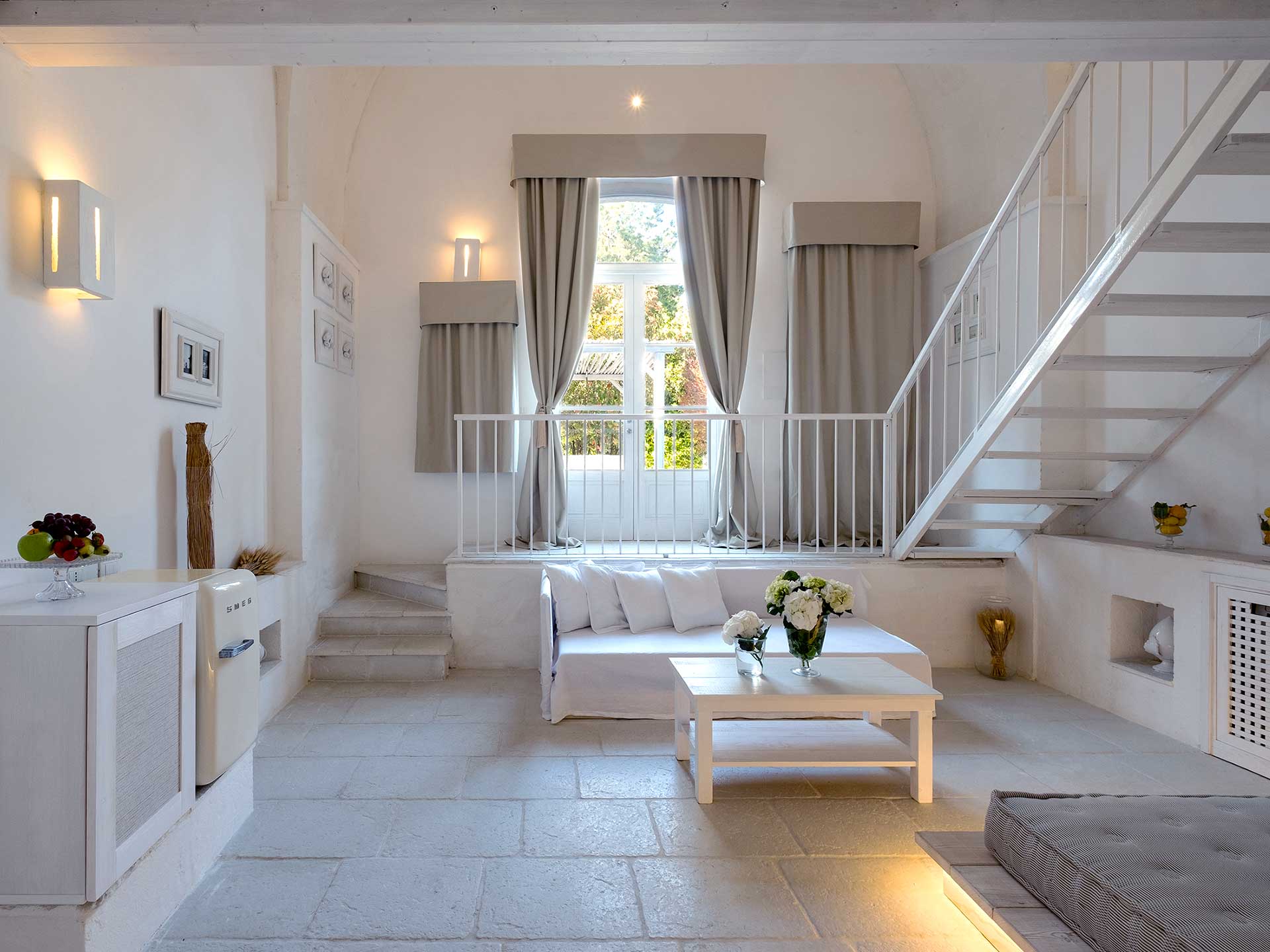 Living Room Duplex Room Baglioni Masseria Muzza