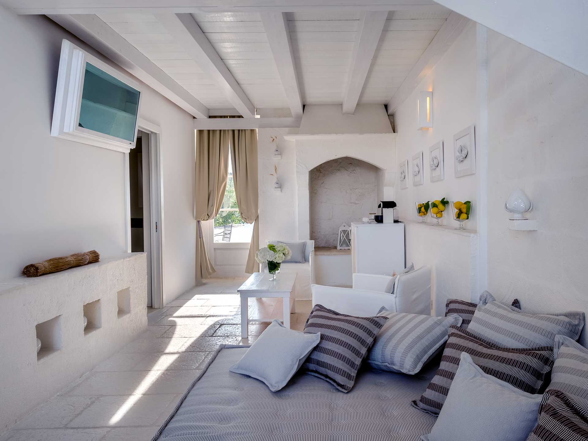 Living Room Limoni Sunset View Baglioni Masseria Muzza